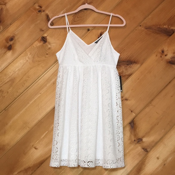 EXPRESS White Crotchet Sundress S - Picture 5 of 8